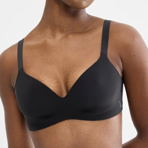 Sloggi Zero Feel noir soutien-gorge sans armatures en dentelle