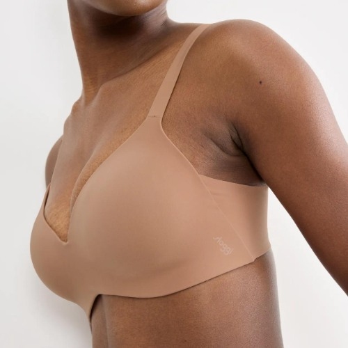 Sloggi Zero Feel marron soutien-gorge sans armatures en dentelle