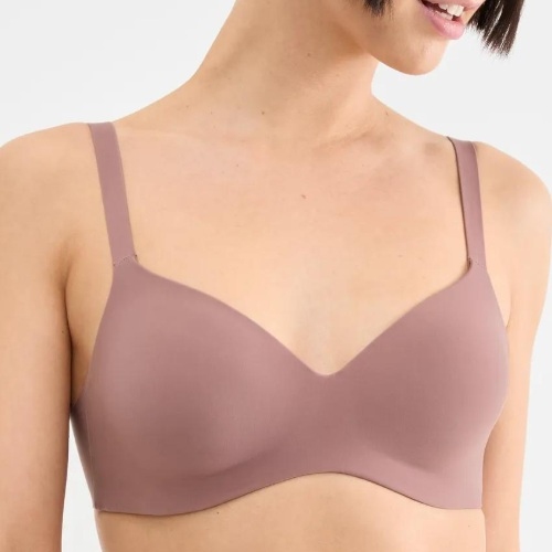 Sloggi Zero Feel marron soutien-gorge sans armatures en dentelle
