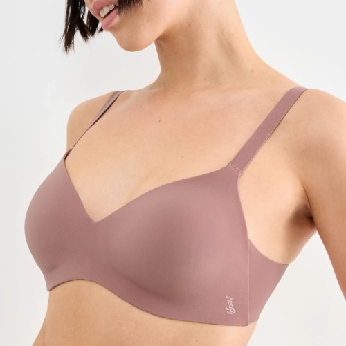 Sloggi Zero Feel marron soutien-gorge sans armatures en dentelle