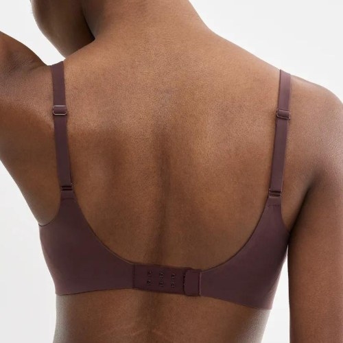 Sloggi Zero Feel bordeaux soutien-gorge sans armatures en dentelle