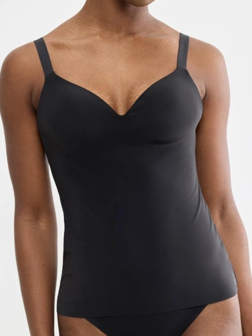 Sloggi Zero Feel noir top spaghetti