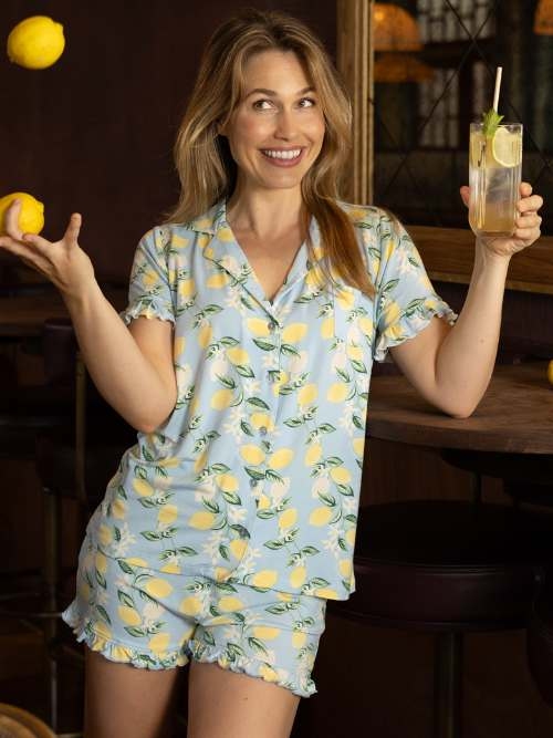 Charlie Choe Amalfi Coast bleu chemise de nuit