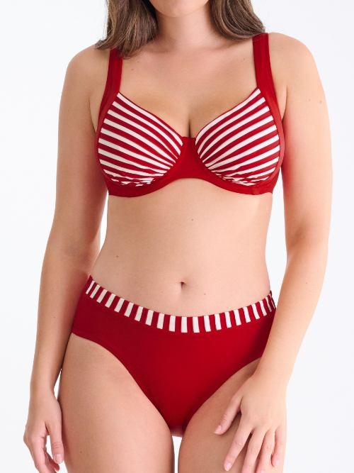 Maillots de bain Lisca Bondi Beach rouge/blanc soutien-gorge bikini corbeille
