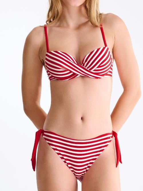 Maillots de bain Lisca Bondi Beach rouge/blanc haut de bikini préformé