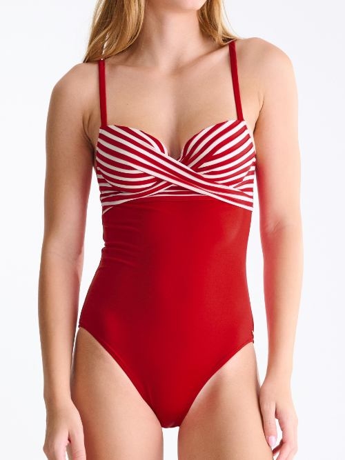 Maillots de bain Lisca Bondi Beach rouge/blanc maillot de bain