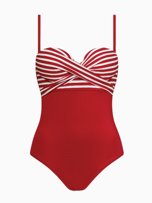 Maillots de bain Lisca Bondi Beach rouge/blanc maillot de bain