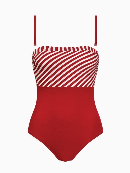 Maillots de bain Lisca Bondi Beach rouge/blanc maillot de bain