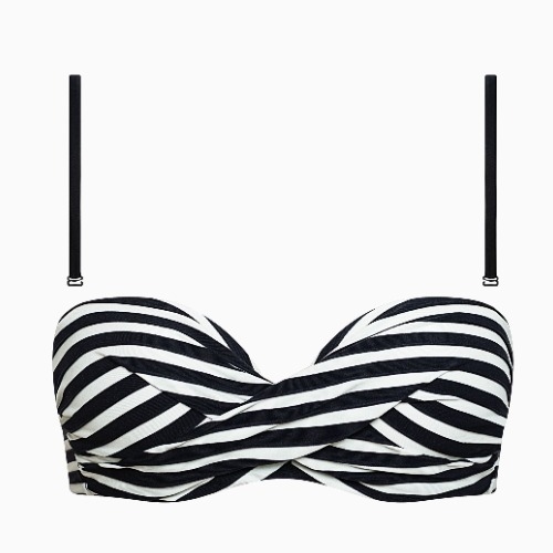 Maillots de bain Lisca Bondi Beach noir/blanc haut de bikini préformé