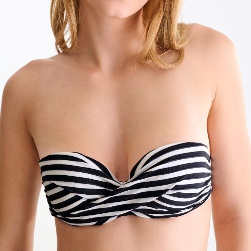 Maillots de bain Lisca Bondi Beach noir/blanc haut de bikini préformé