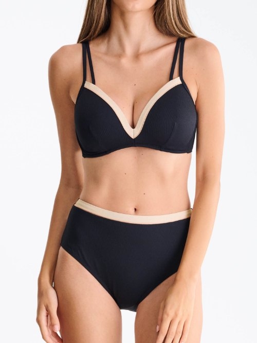Maillots de bain Lisca Sydney noir haut de bikini préformé
