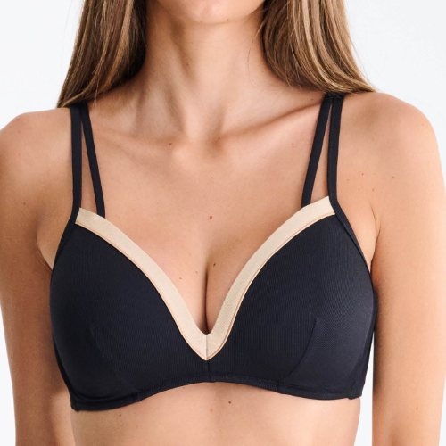 Maillots de bain Lisca Sydney noir haut de bikini préformé