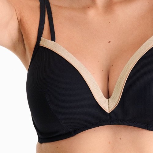 Maillots de bain Lisca Sydney noir haut de bikini préformé