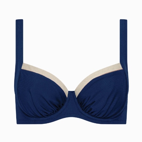 Maillots de bain Lisca Sydney bleu marine soutien-gorge bikini corbeille