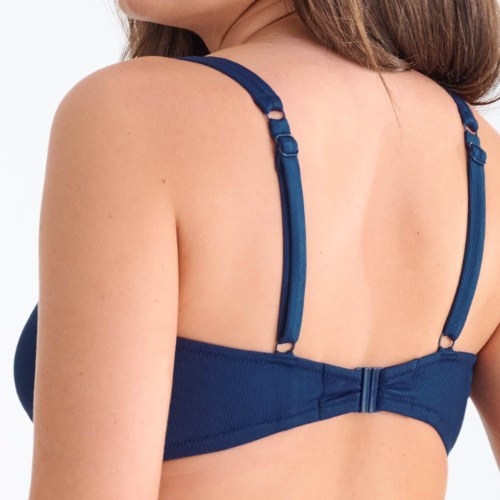 Maillots de bain Lisca Sydney bleu marine haut de bikini préformé