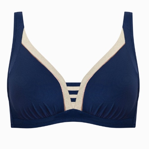 Maillots de bain Lisca Sydney bleu marine haut de bikini préformé