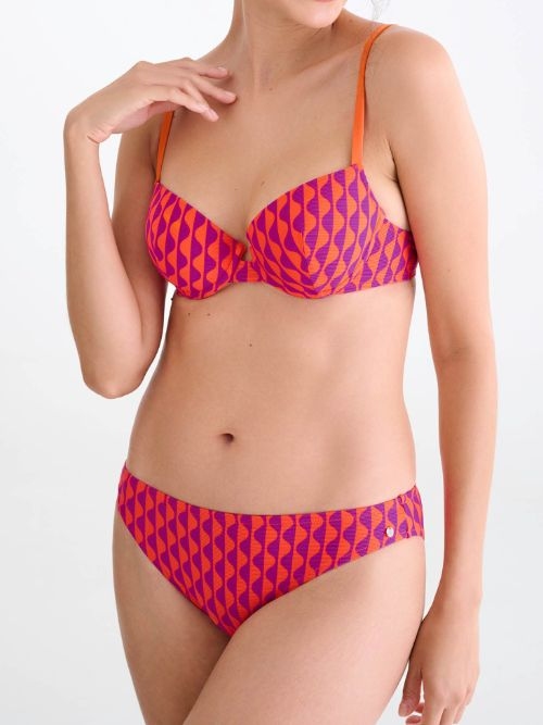 Maillots de bain Lisca Aruba orange haut de bikini préformé