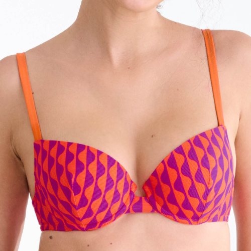 Maillots de bain Lisca Aruba orange haut de bikini préformé