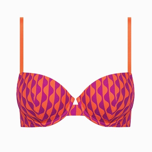 Maillots de bain Lisca Aruba orange haut de bikini préformé
