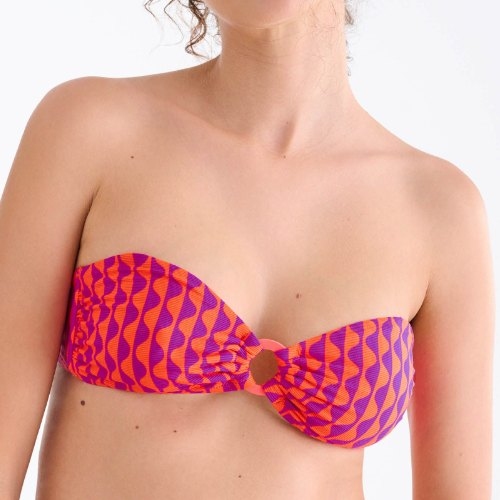 Maillots de bain Lisca Aruba orange haut de bikini préformé