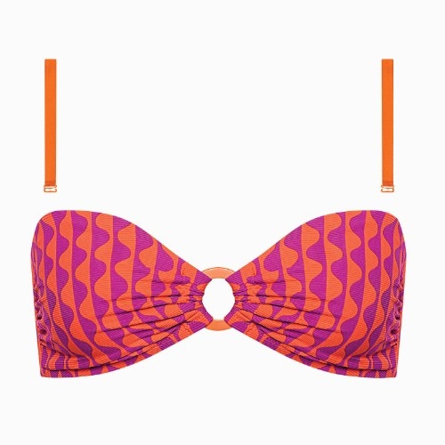 Maillots de bain Lisca Aruba orange haut de bikini préformé