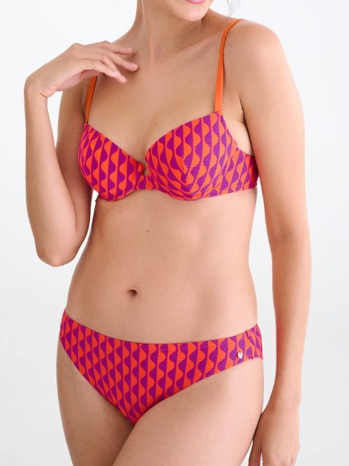 Maillots de bain Lisca Aruba orange slip de bikini