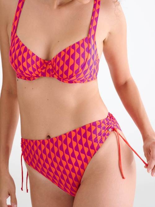 Maillots de bain Lisca Aruba orange slip de bikini