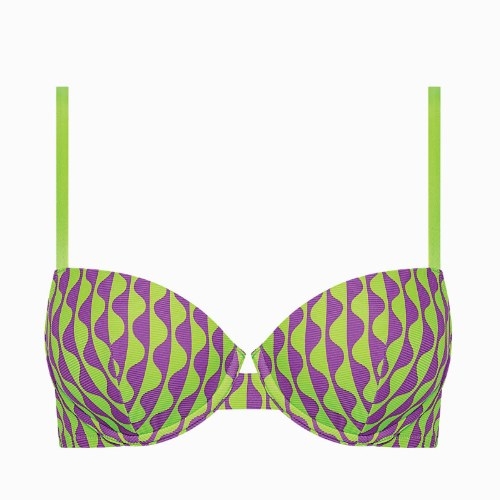 Maillots de bain Lisca Aruba vert haut de bikini préformé