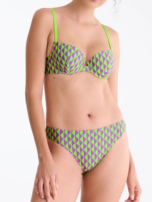 Maillots de bain Lisca Aruba vert haut de bikini préformé