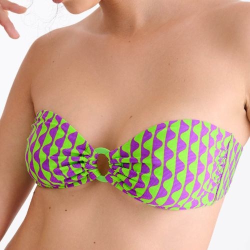 Maillots de bain Lisca Aruba vert haut de bikini préformé
