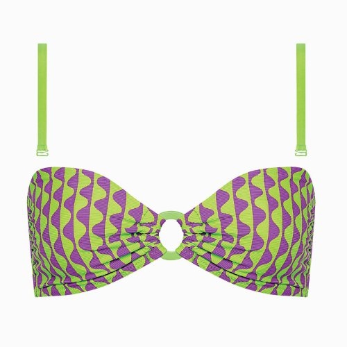Maillots de bain Lisca Aruba vert haut de bikini préformé
