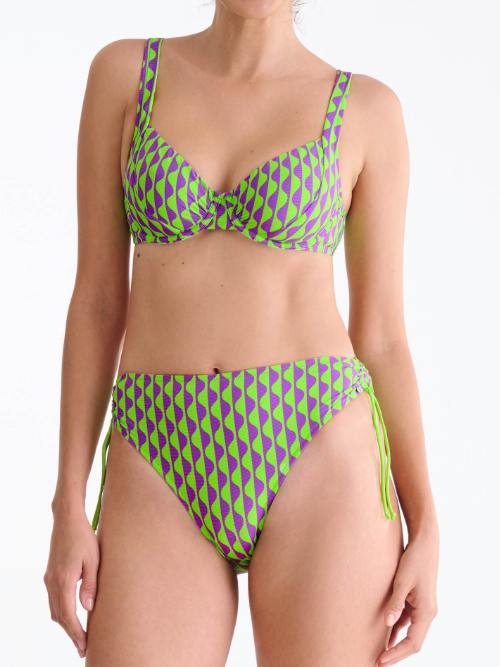 Maillots de bain Lisca Aruba vert slip de bikini