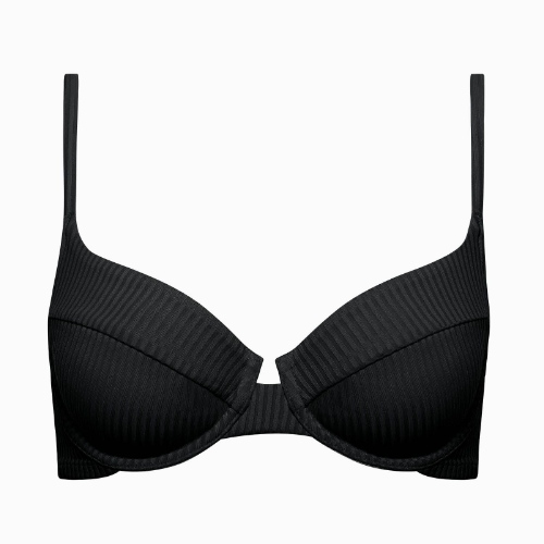 Maillots de bain Lisca Florida noir soutien-gorge bikini corbeille