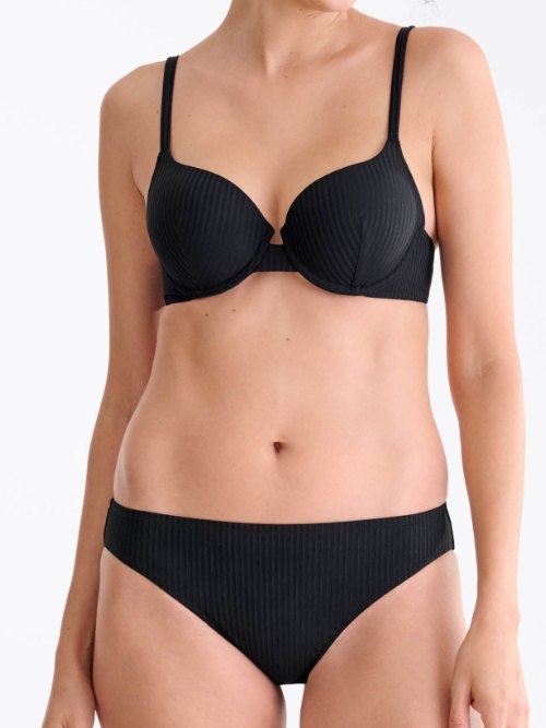 Maillots de bain Lisca Florida noir haut de bikini préformé