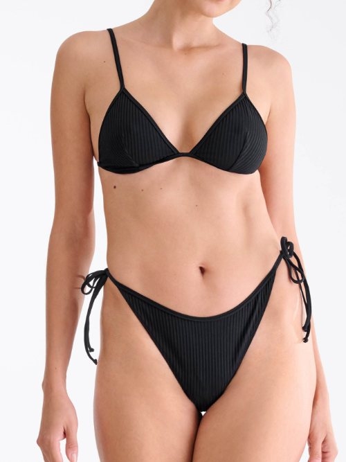 Maillots de bain Lisca Florida noir soutien-gorge bikini corbeille
