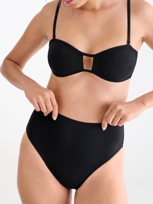 Maillots de bain Lisca Florida noir slip de bikini