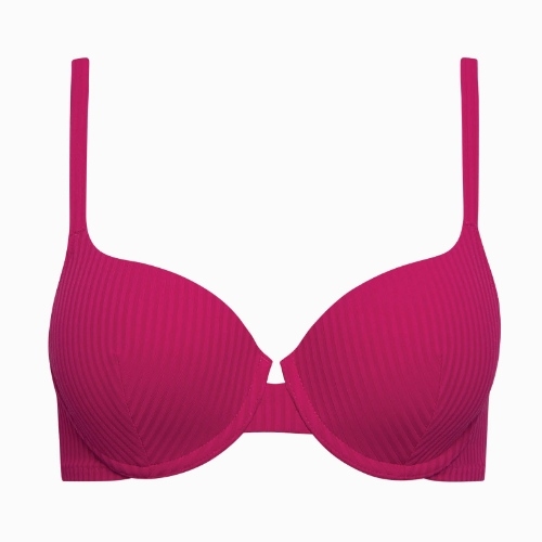 Maillots de bain Lisca Florida cyclamen rose haut de bikini préformé