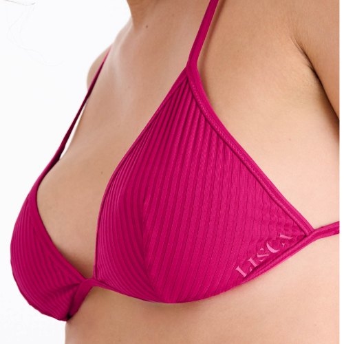 Maillots de bain Lisca Florida cyclamen rose soutien-gorge bikini corbeille