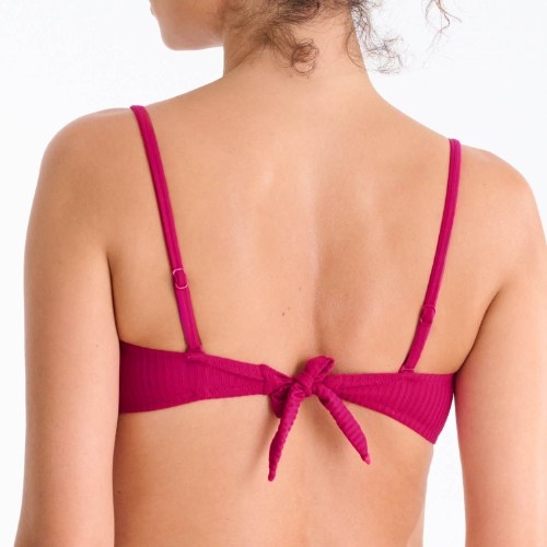 Maillots de bain Lisca Florida cyclamen rose haut de bikini préformé