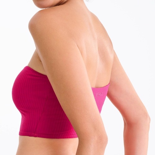 Maillots de bain Lisca Florida cyclamen rose soutien-gorge bikini corbeille