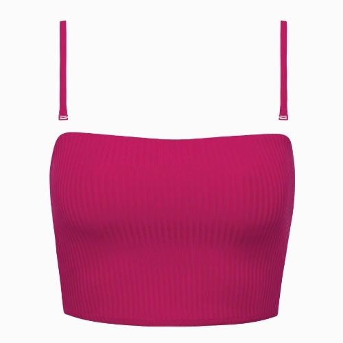 Maillots de bain Lisca Florida cyclamen rose soutien-gorge bikini corbeille