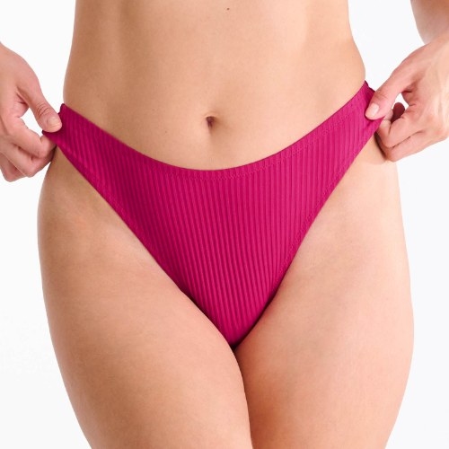 Maillots de bain Lisca Florida cyclamen rose slip de bikini