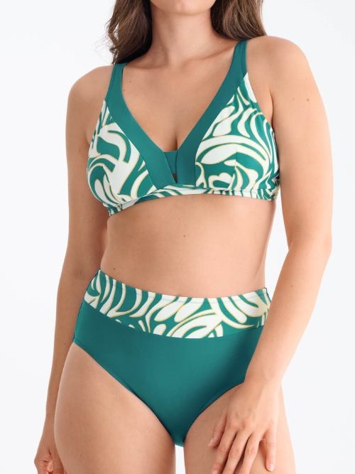 Maillots de bain Lisca Gold Coast turquoise soutien-gorge bikini corbeille