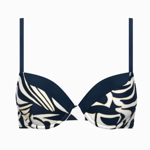 Maillots de bain Lisca Gold Coast bleu marine haut de bikini préformé