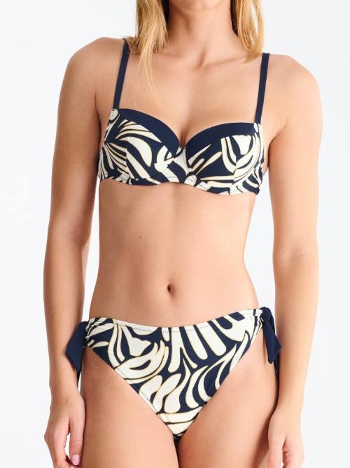 Maillots de bain Lisca Gold Coast bleu marine haut de bikini préformé