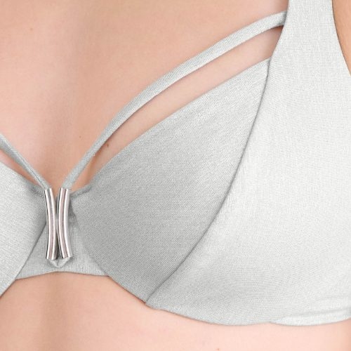 Maillots de bain Lisca Blue Lagoon argent soutien-gorge bikini corbeille