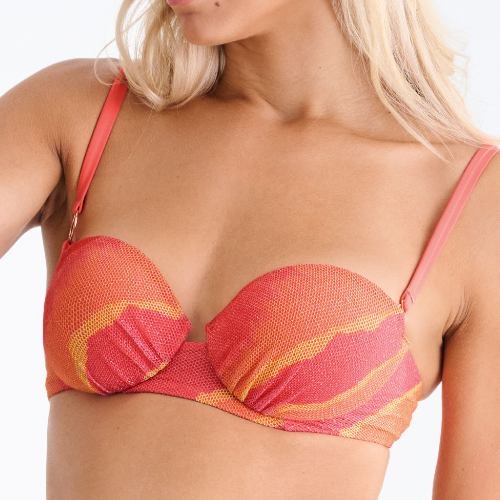 Maillots de bain Lisca Atlantida rose haut de bikini préformé