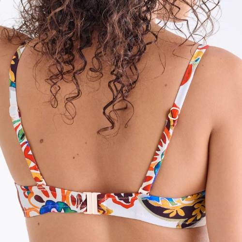Maillots de bain Lisca Mexico rose/print haut de bikini préformé