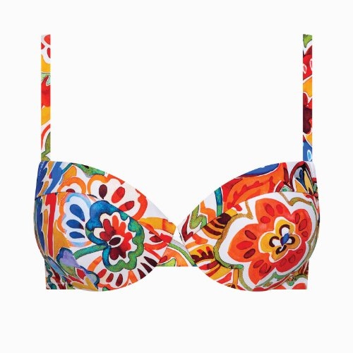 Maillots de bain Lisca Mexico rose/print haut de bikini préformé