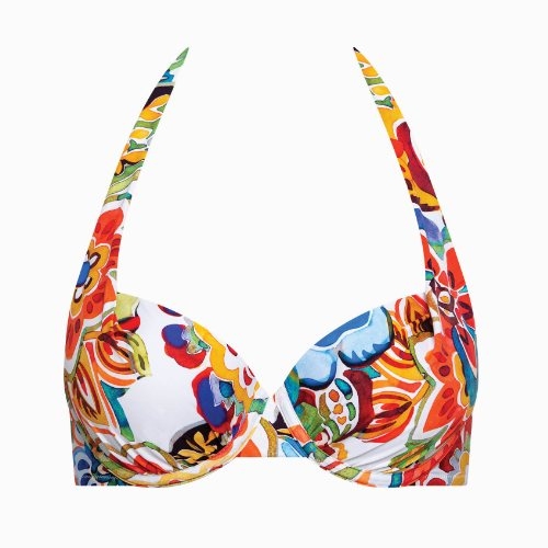 Maillots de bain Lisca Mexico rose/print haut de bikini préformé